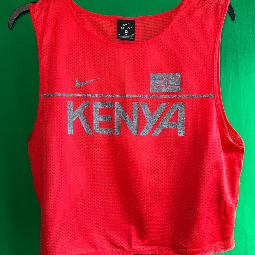 Nike Red Kenya Track Dri-Fit Running Tank Top